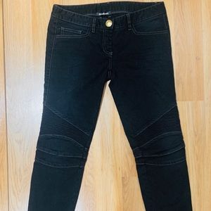 Black Balmain biker jeans - open to offers